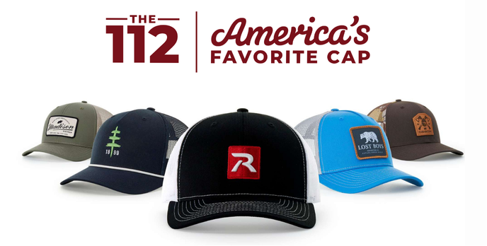 Richardson 112 Trucker Hat – Classic Mesh Snapback Cap with Custom Embroidery Options