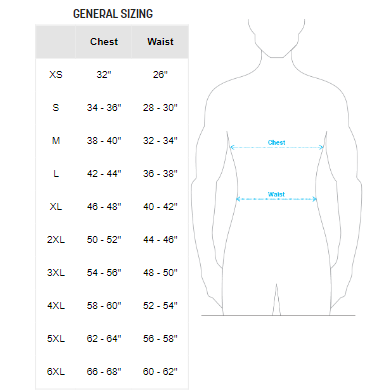 Champro sizing chart