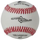 CHAMPRO OFFICIAL LEAGUE FULL GRAIN LEATHER; 6-PACK CBB2006 COSMETIC BLEM