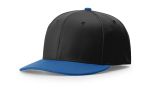 Richardson PTS50 Black/Royal Performance Baseball Hat – Flex-Fit, Moisture-Wicking Sports Cap - Free Shipping