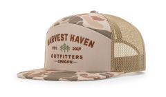 Richardson 168P Camo 7 Panel Trucker Hat