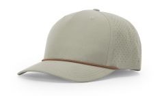 Richardson 355 Trench Coat/Russet-Grey Laser Perforated Performance Rope Hat