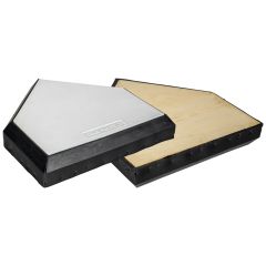 CHAMPRO IN-GROUND HOME PLATE WITH WOOD BOTTOM B035 Free Shipping