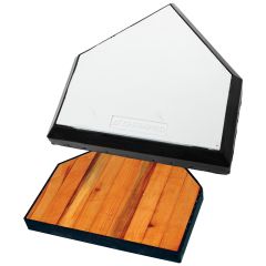 CHAMPRO IN-GROUND HOME PLATE WITH SOLID WOOD BOTTOM B035R FREE SHIPPING