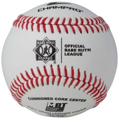 CHAMPRO BABE RUTH BASEBALL - FULL GRAIN LEATHER COVER CBB-200BR 1(dozen) FREE SHIPPING