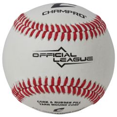 CHAMPRO OFFICIAL LEAGUE FULL GRAIN LEATHER; 6-PACK CBB2006