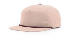 Richardson 256 Pale Peach/Maroon Umpqua Hat with Rope FREE SHIPPING