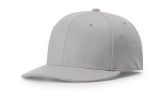 Richardson PTS50 Grey Performance Baseball Hat – Flex-Fit, Moisture-Wicking Sports Cap - Free Shipping