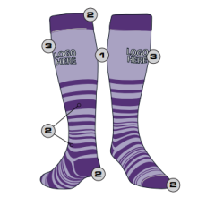 #1 in Custom TCK Socks